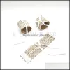 Napkin Rings Lace Napkin Ring Wedding Holder Chair Buckle Burlap Banquet Party Table Decoration Fast Drop Delivery Home Garden Kitch Dhiqm