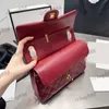 Cc Sacs Marque De Luxe Cross Body Femmes Classique Caviar Cf Veau Or Métal Matelasse Chaîne Épaule Pochette avec Pochette Ha