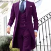 Mens Suits Blazers GwenhwyFar Cheg Coat Designs Ponto de calça chineses Men Red Men