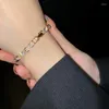 Link armbanden 2022 Mode geometrische keten voor vrouwen van hoge kwaliteit kubieke zirkonia kristallen armband feest bruiloft sieraden luxe geschenken