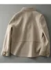 Jackets femininos Moda de moda elegante versão coreana da coreana cor de lã de lã sólida solo solto de outono solto curto 221121