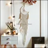 Other Home Decor Angel Wing Star Dream Catcher Moon Tassel Rame Wall Hanging Tapestry Home Decor Diy Handicraft For Bedroom Living R Dhcav