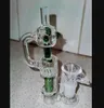 Tubos de água de queimador de óleo de vidro transparente Pyrex grosso para cachimbo de água para fumantes Bongs Bongs 14mm e 18 mm fêmeas femininas grandes tigelas