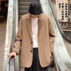 남자 정장 블레이저 이모 남성 스트리트웨어 한국 패션 느슨한 재킷 코트 대형 탑 코트 재킷 블레이저 남성 대체 의류 221121