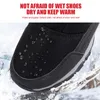 Bottes Hiver Hommes Randonnée Couple Neige Plus Velours Chaud Fermeture Éclair Latérale En Plein Air Casual Court Résistance Hommes Coton Chaussures 221119