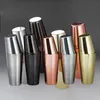 Bar Tools shaker cocktail barman accesorios Cocktail Shaker Professional Boston Stainless Steel Drink for Bartending 221121