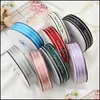 Emballage Cadeau 2 5 Cm Anglais Ruban Gâteau Bijoux Boîte Cadeau Wrap Arcs Tresse Saint Valentin Wrap Drop Delivery Maison Jardin Festive Party Sup Dh5Dq