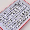 Lots entiers en vrac 50 pcs Surface lisse hommes en acier inoxydable bijoux anneaux pour femmes 4mm à 8mm mélange Style H1011300B9585819