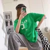 Women's T-Shirt Spring/Summer 2002 New Tide Brand Competition CE Lin Letter Printing Short Sleeve T-shirt for men and women couples casual