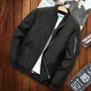 Jaqueta de jaquetas masculinos homens casuais primavera outono masculino de streetwear hip hop slim fit pilot casaco 5xl zíper roupas