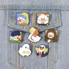 Spille per gioielli Cartoon Cute Duck Series spilla in lega di vernice Spilla in metallo