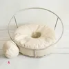 Haarschmuck Born Pography Requisiten Baby Flokati Po Shooting Korb für Studio 85CM Big Size Bean Bag Nest Rundes Regal