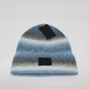 Unisex ontwerper beanie hoeden winterpetten voor mannen vrouwen warm gebreide hoed mode gradi￫nt ski cap