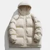 Mens Down Parkas Coloré Veste D'hiver Manteau Oversize Coréen Puffer Harajuku Hip Hop À Capuche Manteaux Hommes Femmes 221122