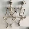 Party Dekoration Halloween Prop Menschliches Skelett FL Größe SKL Hand Leben Körper Anatomie Modell Dekor Spukhaus Requisiten Knochen Kopf Decorati DH6FW