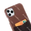 Designer Fashion Mobile Phone CoSs voor iPhone 14 Pro Max 12 13 14 Plus 11 X XS XR XSMax PU Classic Leather Protection Case Designer Cover
