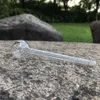 Rökbutik Pipe Shisha Vape Pen Cigarett Transparent Glass Oil Burner Två storlek Handsked Rökningstillbehör Bong Bong Bong Bong