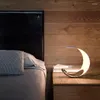 Tischlampen Nordic Design Luxus Mond LED Lampe Moderne Dekoration Innen Schreibtisch Schlafzimmer Nacht Smart Dimmen Touch