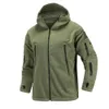 Jackets masculinos de lã de lã ao ar livre jaqueta macia tática Militar Homem Polartec Térmica Capuz Polar Capuz Casaco Casa do Exército 221122