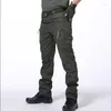 Pantaloni da esterno Multitasche Urbani Tattici Militari da Combattimento Uomini Arrampicata Allenamento Pantaloni Cargo per Fan dell'Esercito Slim Etero Antiusura