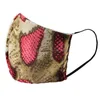 Дизайнерские маски модные хлопковые маски для леопардовой кожи змеи сияющая респираторная стирка серпантина Les Dust Pristemy Mascarilla Reusable Dhpmz