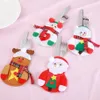 Merry Christmas Mes Fork bestek Bas Set Natal Christmas Decorations for Home Oude Year Eve Xmas Party Decoration