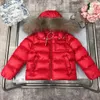 kid designer clothe kids coats Baby Clothes coat Designer clothers luxury With Letters Hooded Thick Warm Outwear Girl Boy Knit logo embroidery 100-150cm