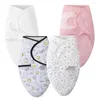 Coperte 2022 Sacco a pelo per bambini Born Envelope Cocoon Wrap Swaddle Soft Cotton 0-6 Months Sleep Blanket