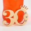 20PCS Number 60 Bottle Opener Party Favors 60th Anniversary Keepsake 60th Birthday Gifts Ceremony Token Event Souvenirs Giver Ideas