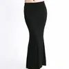 Skirts Ladies Women High Waist Flare Fishtail Maxi Long Skirt Solid Color Pleated Package Hip Evening Beach Party ALine Pencil Dress 221122