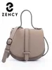 Designer Bag Tote Layer Leather for Female Luxury Brand Zency Bag Fashion Saddle Top Handbag Women Simple Crossbody Bags Young Retro Shoulder