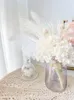 Decorative Flowers Wreaths Dried Light Luxury High-Grade Real Air Drying Ornaments DIY Reed Hydrangea Eternal Bouquet Living Room Decoration 221122