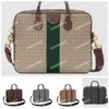 Porte-documents Designer hommes porte-documents sacs pour ordinateur portable de luxe sac d'affaires sacs pour ordinateur mode cuir Style classique