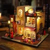 Doll House Accessories DIY Furniture Light Bok Nook House Hut Casa Miniatures Home Kids for Toys عيد ميلاد هدايا سنة عيد الميلاد 221122