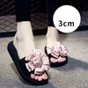 Xmistuo Summer Women 3D Handmade Flower Slides Outdoor Beach Fish Sandali Ladies 3Cm Tacchi bassi Home Pantofole 8 colori 7199 J220716