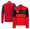 F1 Team 2022 Sports Veste à manches longues Casual manteau de course masculine pour hommes