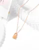 Catene Collana da donna in acciaio inossidabile con perle ostriche con ciondolo a catena stile regalo per ragazza