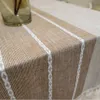 Bordduk battilo linnetyg rektangulära s med tofs vattentäta kaffedrivbord täcker för matsal bröllopsdekor 221122