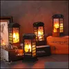 Party Decoration Party Decoratie 1 stks Halloween decoratieve pompoenlamp retro telefooncel gloeiende nachtlichtlampen decor dhlbs