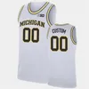 Michigan Basketball Jersey Eli Brooks Tim Hardaway Jr. Custom cucite 13 Moritz Wagner 14 Moussa Diabate 32 Tarris Reed Jr. Michigan Wolverines Maglie da uomo