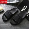 ASIFN Beach Men Slides Summer Classic Men Kapcieczki Outdoor Eva Kobiety Flip Flip Black Biały swobodny męski buty Flip Flip Flops Men J220716