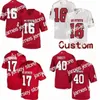 Футбол NIK1 NCAA Jerseys NC State Wolfpack 26 Trent Pennix 7 Nyheim Hines 28 Jaylen Samuels 9 Брэдли Чубб Knight Custom Football Stip