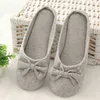 Gktinoo Cotton Cute Bowtie Home Women Tisters Summer Spring Indoor Shoes For A Girls Ladies Female Home Slapka J220716