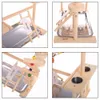 Other Pet Supplies Parrot Playstand Bird Play Stand Cockatiel Playground Wood Perch Gym Playpen Ladder with Feeder Cups Toys Include a Tray 221122