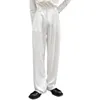 Men's Pants 2022 Spring Korean Style White Wild Striped Wide Leg Men Casual Loose Drape Stripe For Trousera Size M-XL