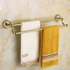 Bath Accessory Set Sold Brass Bathroom Hardware Gold Polished Toothbrush Holder Paper Towel Bar Accessories Rack