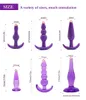 sscc Sex toy massageadores 7 PcsSetlot Anal Plug Vibrador Silicone Mulher Butt Plugs Produtos Adultos Para Casais Mulheres Masturbator8000695