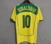 1998 maillots de football du Brésil à domicile 2002 chemises rétro Carlos 1988 2000 1957 2010 Romario Ronaldo Ronaldinho 2004 camisa de futebol 1994 Brésil RIVALDO ADRIANO