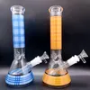 Bong de vidro de 10 polegadas mini cachimbos de água coloridos com cachimbos de 18 mm