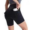 Intimo modellante da donna Pantaloncini sportivi da donna Abbigliamento da palestra Vita alta Fitness Yoga Allenamento Abbigliamento da corsa Tasca da ciclismo Pantaloni aderenti da allenamento